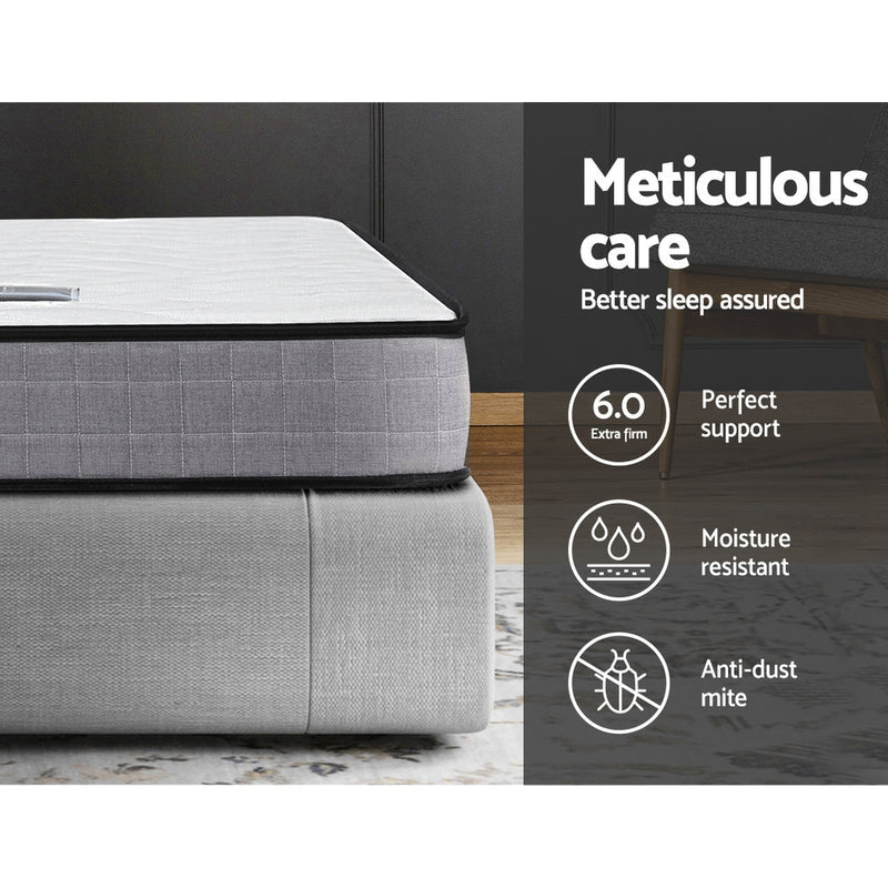 Clement 13cm Tight Top Bonnell Spring Mattress Medium Firm - Queen