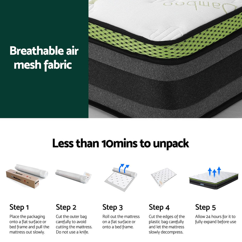 Azura 30cm Cool Gel Foam - Double