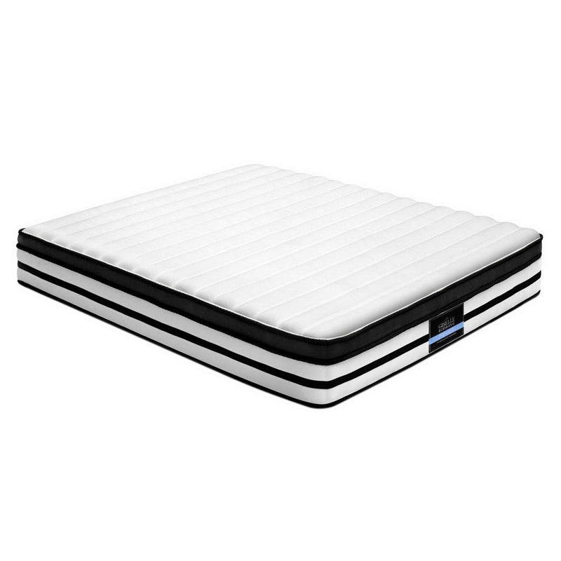 Bailey 27cm Thick Euro Top Pocket Spring Mattress - Double