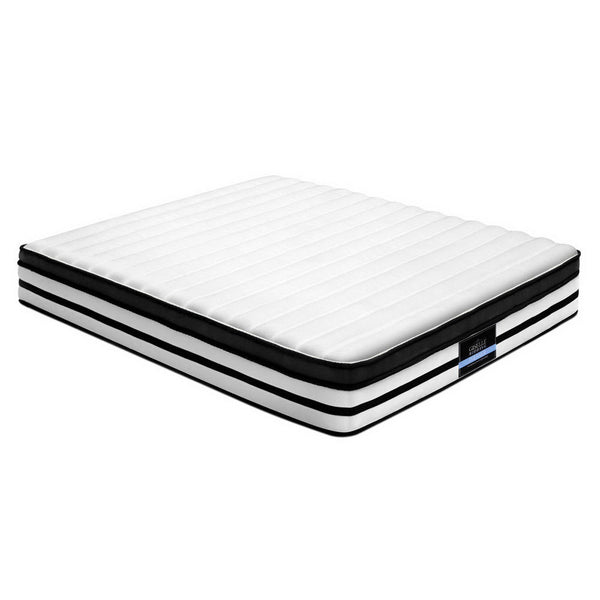 Bailey 27cm Thick Euro Top Pocket Spring Mattress - Queen