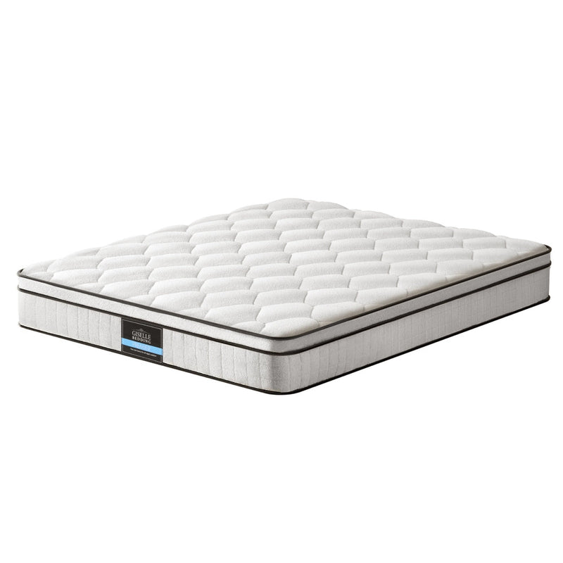 Mireya 22cm Thick Euro Top Pocket Spring Mattress - Queen
