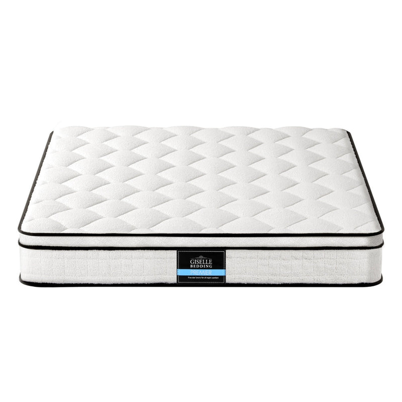 Mireya 22cm Thick Euro Top Pocket Spring Mattress - Queen