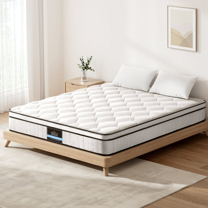Mireya 22cm Thick Euro Top Pocket Spring Mattress - Queen