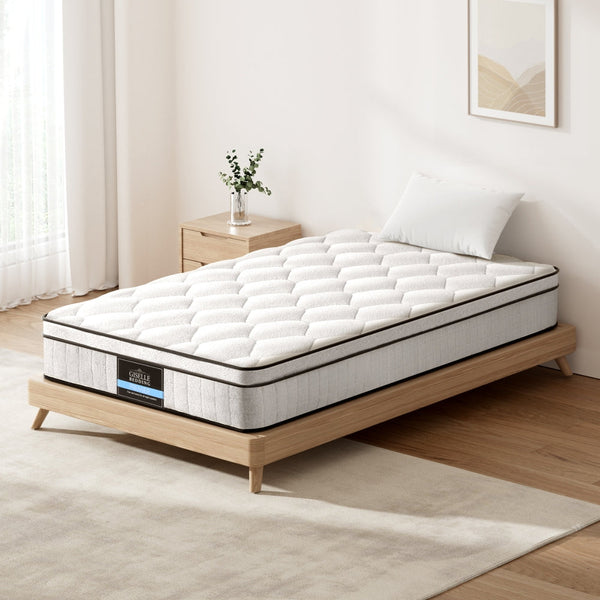 Mireya 22cm Thick Euro Top Pocket Spring Mattress - Single