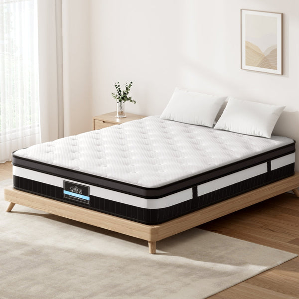 Saffira 30cm Thick Euro Top Pocket Spring Mattress - Double