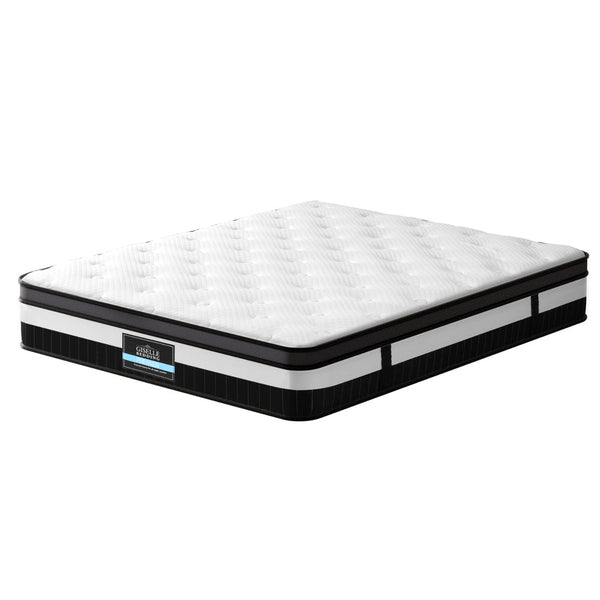 Saffira 30cm Thick Euro Top Pocket Spring Mattress - Queen