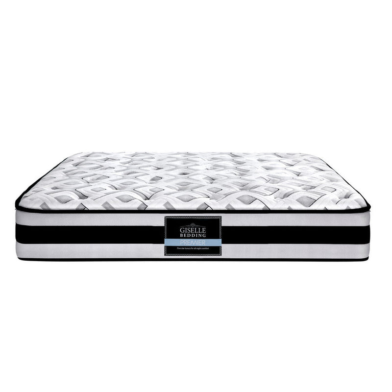 Kent 24cm Thick Tight Top Pocket Spring Mattress - Queen