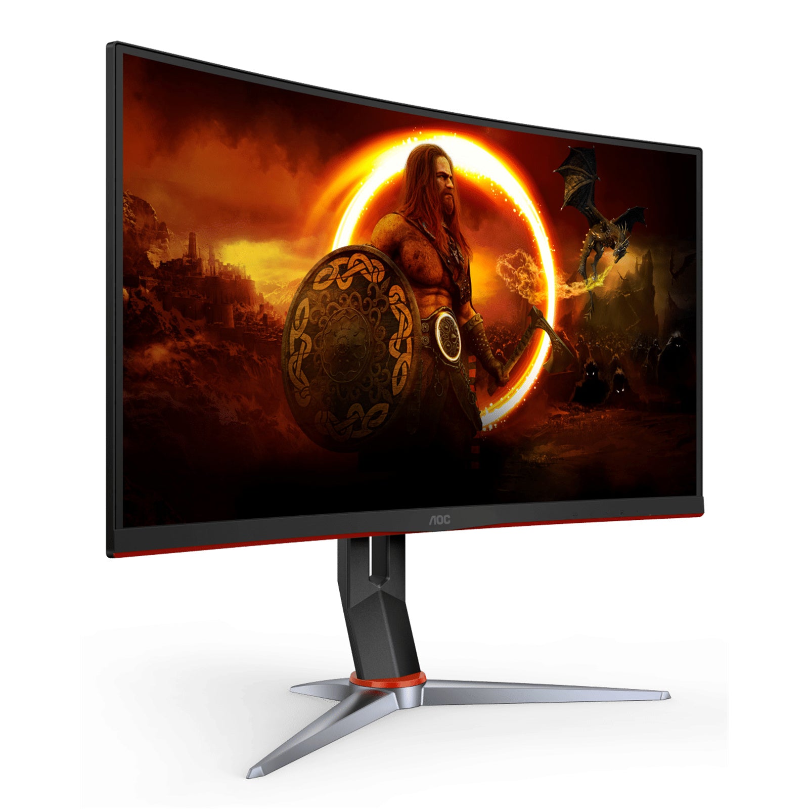 AOC CQ27G2X 27" QHD 180Hz Curved Gaming Monitor
