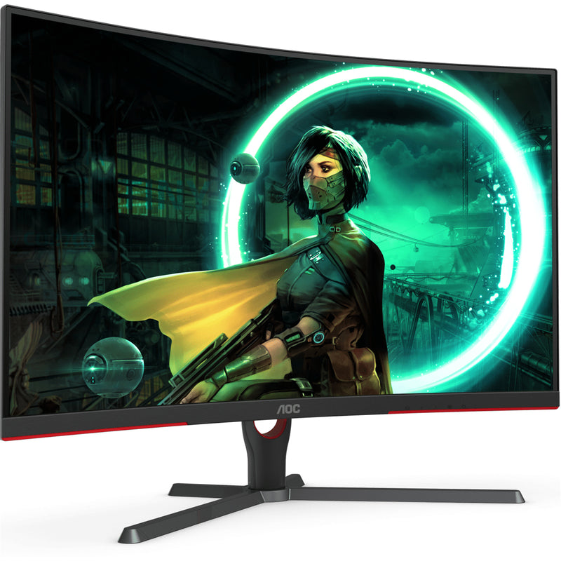 AOC CQ32G3SE 31.5" QHD 165Hz Curved R1000 Gaming Monitor