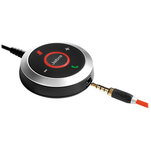 Jabra Evolve 40 USB-A Wired On-Ear Headset with In-Line Controls - Teams Certified