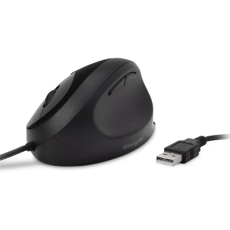 Kensington Pro Fit K75403WW Ergonomic Wired Mouse - Black