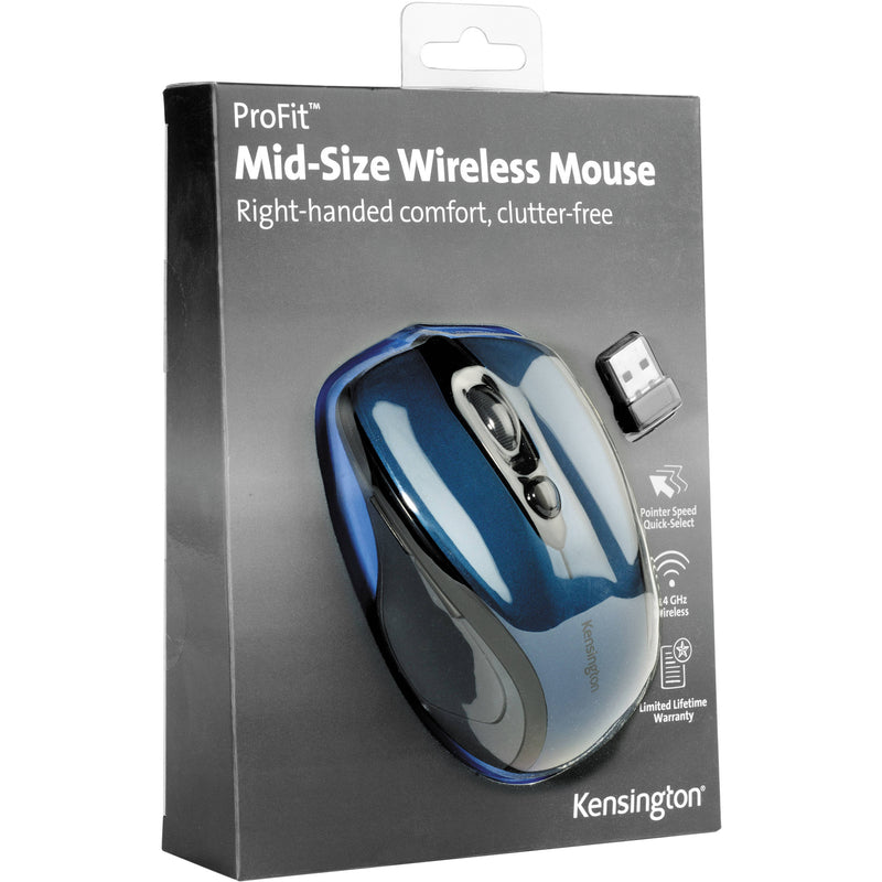 Kensington Pro Fit Wireless Mouse - Blue