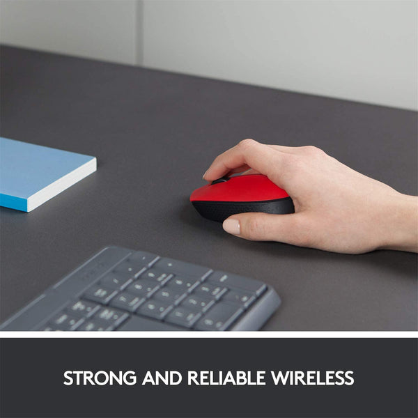 Logitech M171 Wireless Mouse - Red