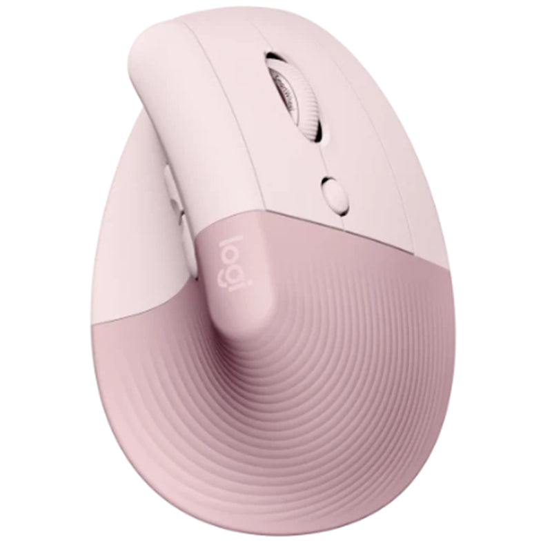 Logitech Lift Vertical Ergonomic Wireless Mouse - Rose