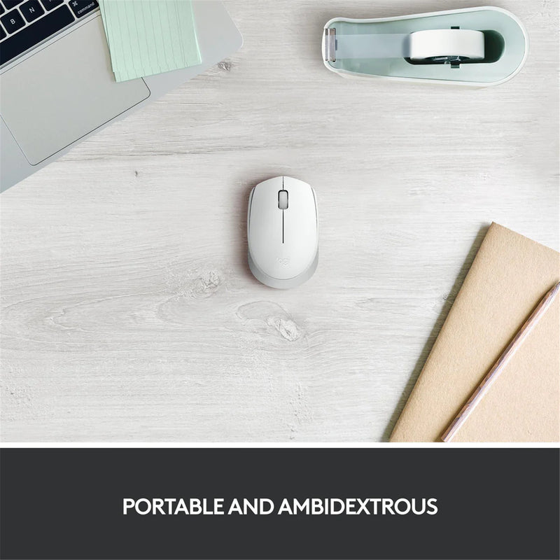 Logitech M171 Wireless Mouse - Off White