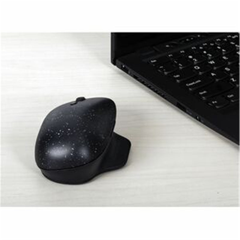 Targus ErgoFlip EcoSmart Mouse - Mid Size Mouse - Black