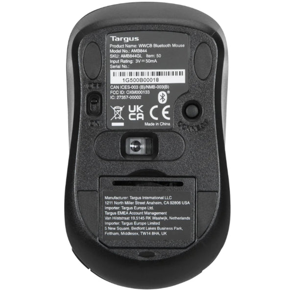 Targus AMB844GL Antimicrobial Wireless Mouse