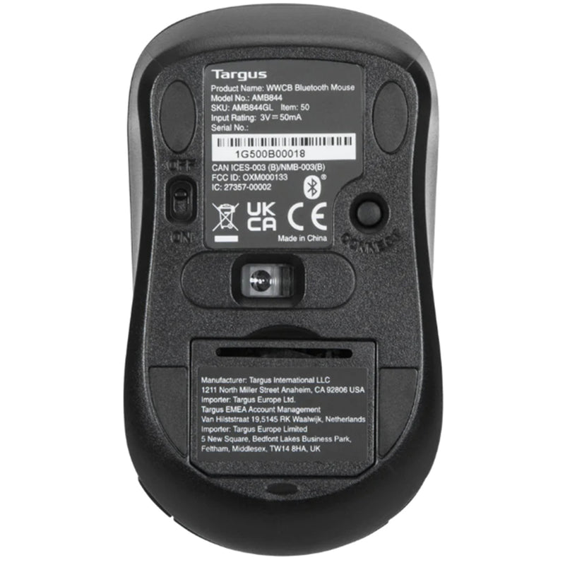 Targus AMB844GL Antimicrobial Wireless Mouse