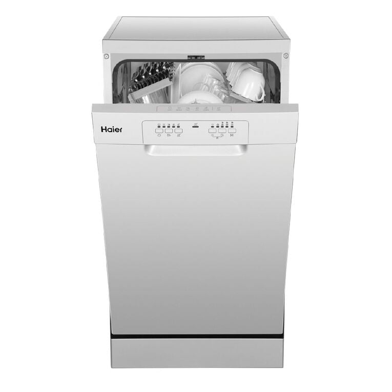 Haier 45cm 300 Series Freestanding Dishwasher - Satina