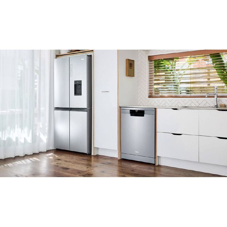 Haier 60cm 500 Series Freestanding Dishwasher - Satina