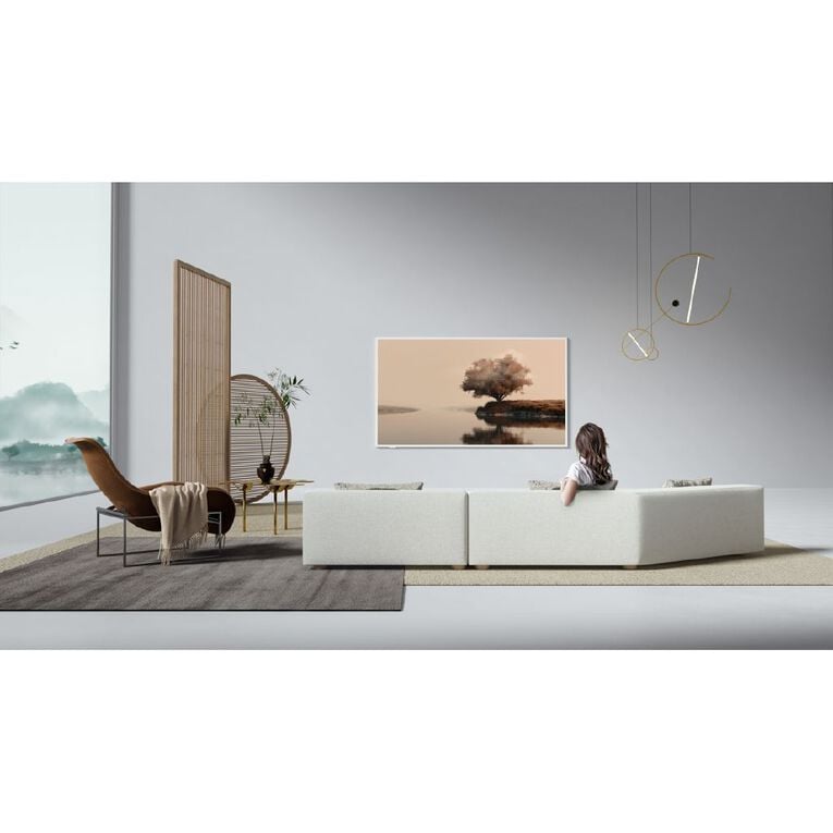 TCL NXTFRAME 55 Inch A300W QLED 4K Google Art TV with Flush Wall Mount Only 2024