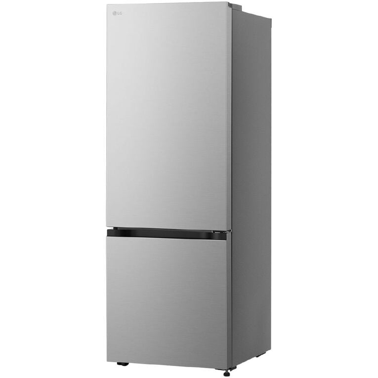 LG 335L Bottom Mount Fridge Freezer - Platinum Silver Finish