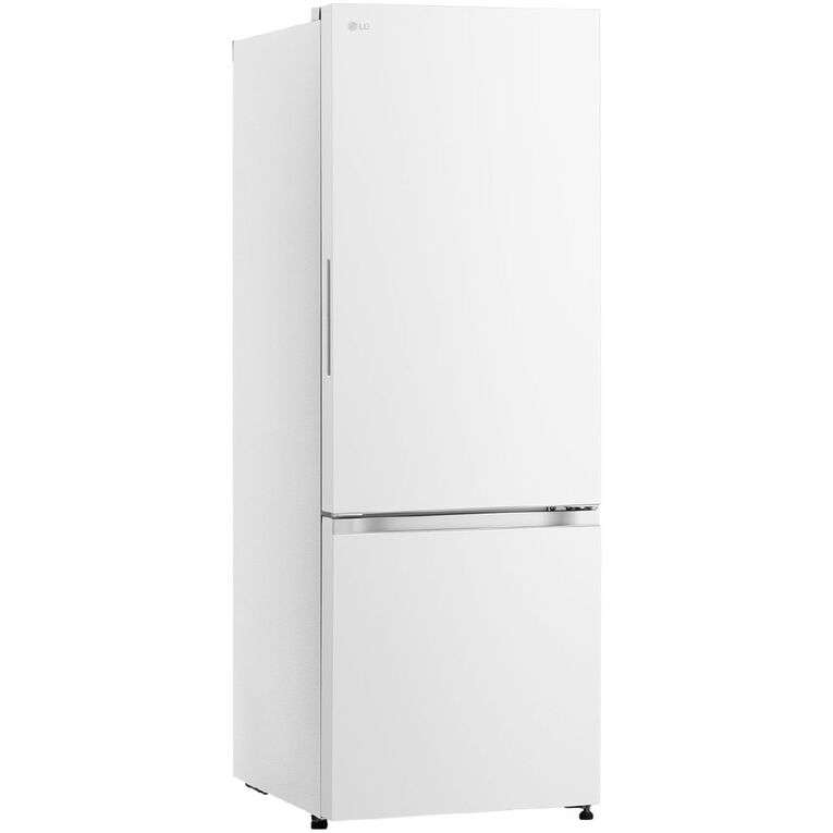 LG 335L Bottom Mount Fridge Freezer - Matte White Finish