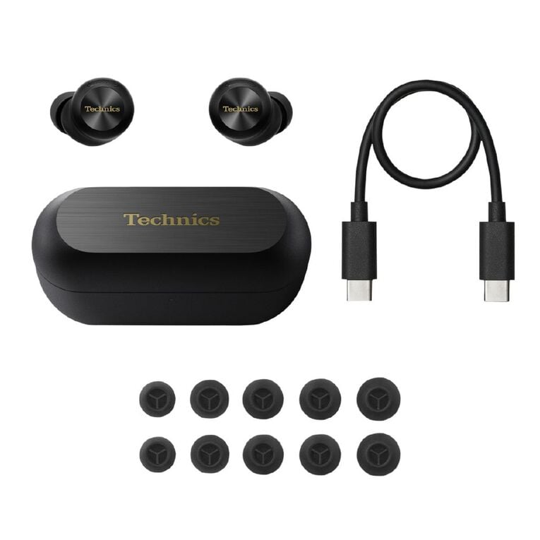 Technics AZ100 True Wireless Noise Cancelling Earbuds - Black