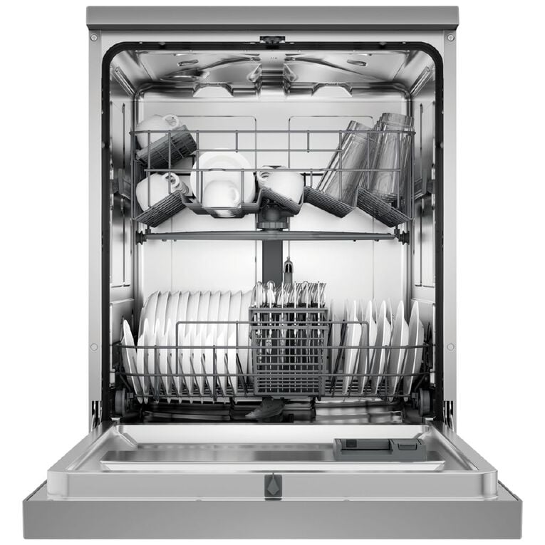 Haier 60cm 300 Series Freestanding Dishwasher - Stainless Steel