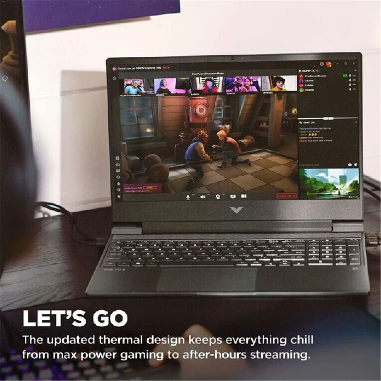 HP Victus 15.6 Inch Ryzen 7-7445H 16GB RAM 512GB SSD NVIDIA GeForce RTX 3050 Windows 11 Gaming Notebook
