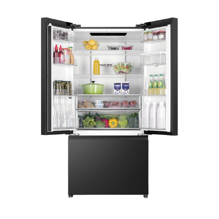 Haier 509L 500 Series French Door Refrigerator Non-plumbed water - Black