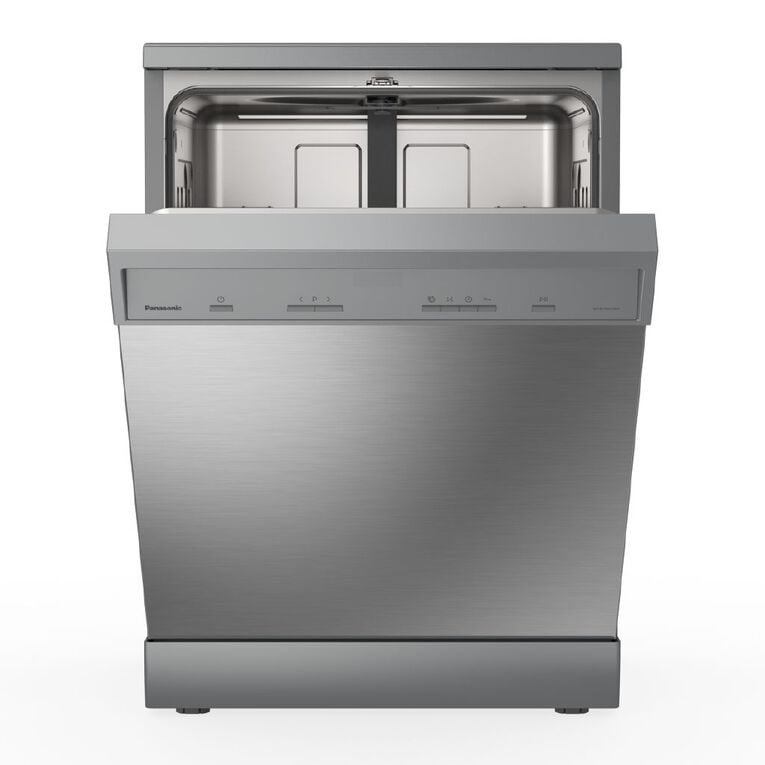 Panasonic 60cm 14 Place Setting Freestanding Dishwasher - Stainless Steel