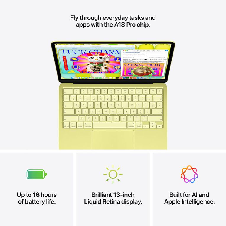 Apple MacBook Neo 13-inch with A18 Pro Chip 8GB/256GB 6 Core CPU 5 Core GPU - Indigo