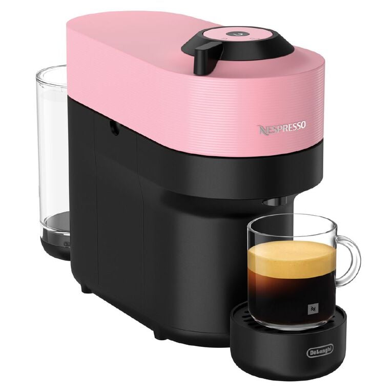 Nespresso Vertuo Pop Capsule Coffee Machine By De'Longhi - Candy Pink Value Pack
