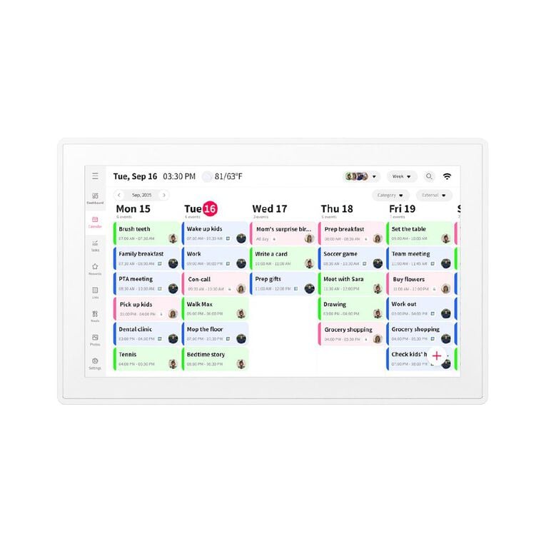 SOHO 15.6 Inch Digital E-Calendar Photo Frame