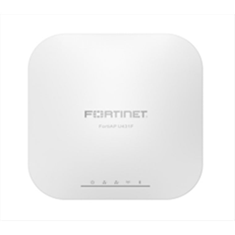 Fortinet FortiAP U431F 802.11ax 3.50 Gbit/s Wireless Access Point - 5 GHz - 2.40 GHz - MIMO Technology - 2 x Network (RJ-45) - Ceiling Mountable - Rail-Mountable - Wall Mountable