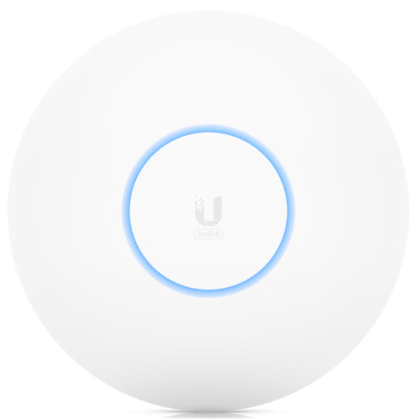 Ubiquiti UniFi U6-LR Dual-Band AX3000 Long Range Indoor Wi-Fi 6 Access Point, 1 x Gigabit LAN, 48V Passive PoE / 802.3at - 16.5W, (PoE Adapter NOT Included)
