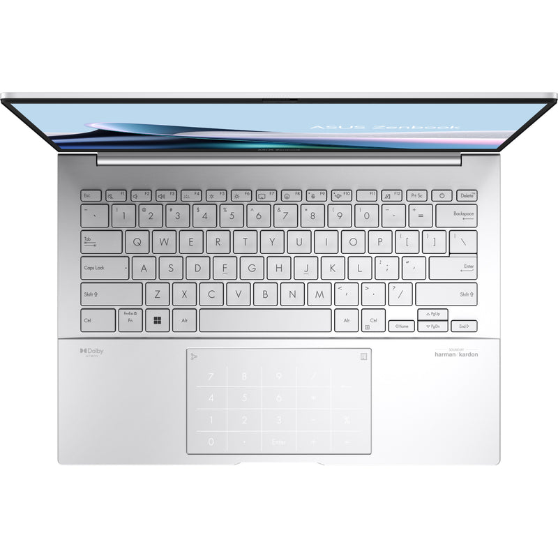 ASUS Zenbook 14 Flip OLED Laptop, 14-inch, Windows 11 Home, Intel Core i5-1340P Processor, 1TB SSD, 16GB RAM, Intel Iris Xe Graphics, Foggy Silver, UP3404VA-KN068W