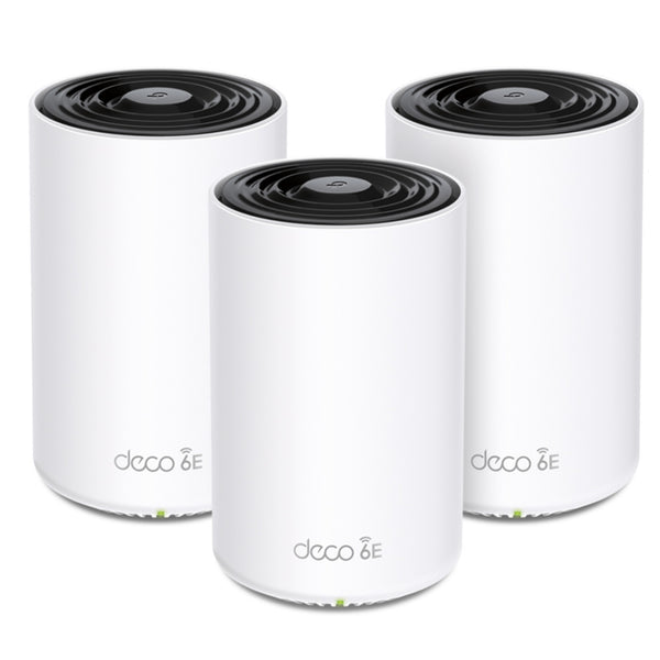 TP-Link Deco XE75 (AXE5400) Tri-Band WiFi 6E Whole-Home Mesh System - 3 Pack