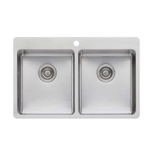 Oliveri Double Bowl Inset Sink