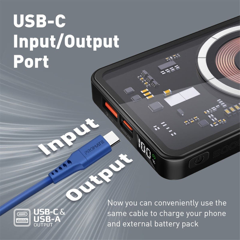 Promate TRANSPACK-5 5000mAh Power Bank