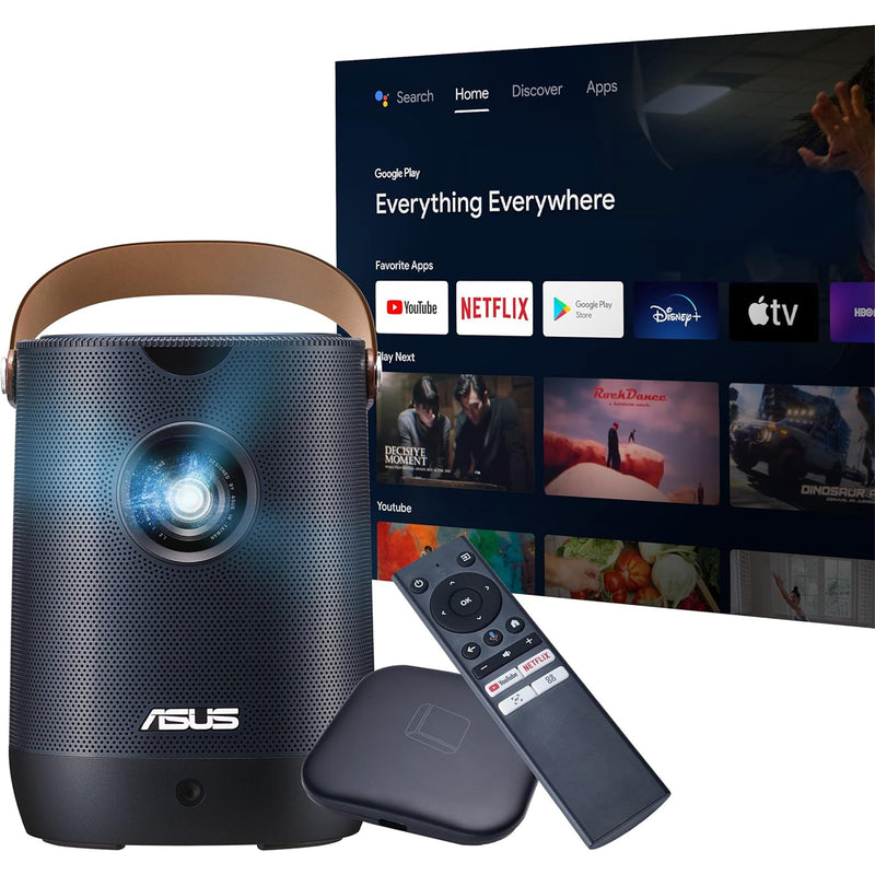 ASUS ZenBeam L2 Smart Portable LED Projector, -- 960 LED Lumens, 1080P , Android TV Box , Chromecst , Netflix , Built-in Battery