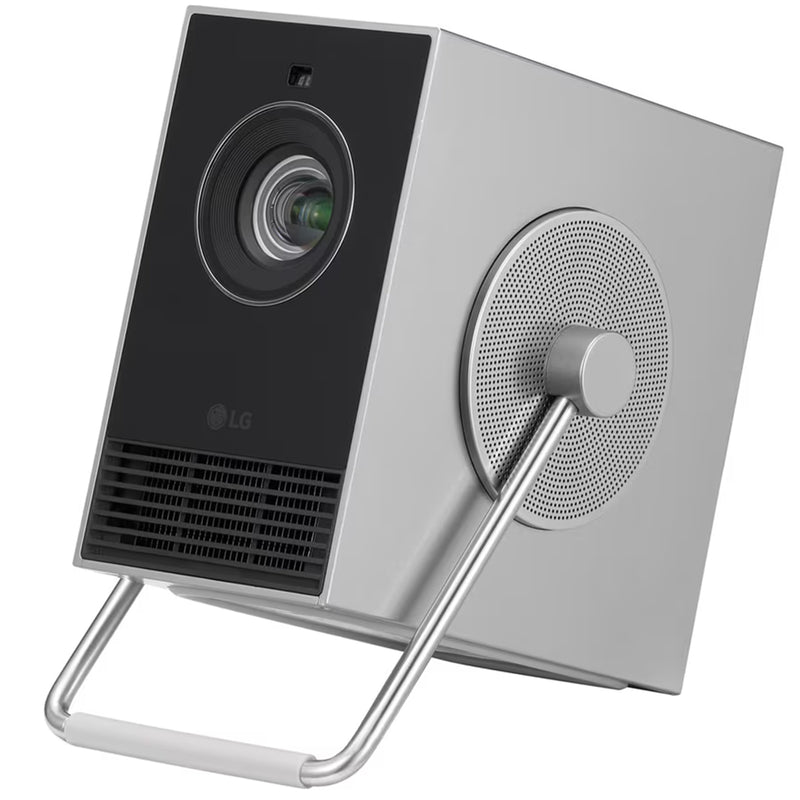 LG CineBeam HU710PB 4K Smart Portable Laser Projector - 3840x2160 , 3-Channel RGB Laser , 500 Lumens, - Auto Screen Adjustment , Screen Share from Both Apple and Android , WebOS ,