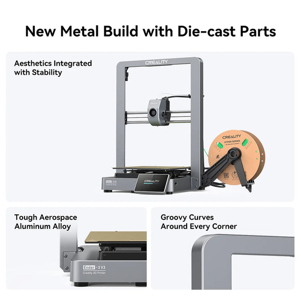 Creality Ender-3 V3 FDM 3D Printer Build Size 220 x 220 x 240 mm Max 600mm/S