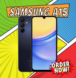 Samsung Galaxy A15 5G Smartphone Factory Unlocked Android Mobile Phone, 128GB, Blue Black