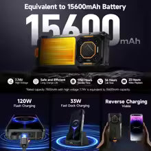 Ulefone Armor 26 Ultra Rugged Smartphone 12GB+512GB, 6.78 inch Android 13 MediaTek Dimensity 8020 15600mAh 200MP Camera 5G NFC