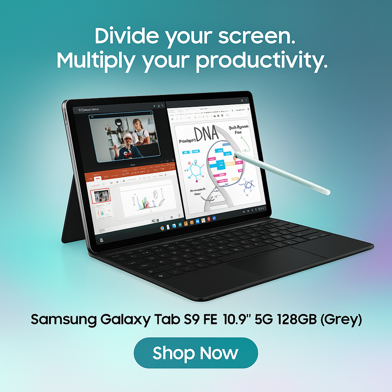 Samsung Galaxy Tab S9 FE 10.9" 5G 128GB (Grey) - Layaway AU