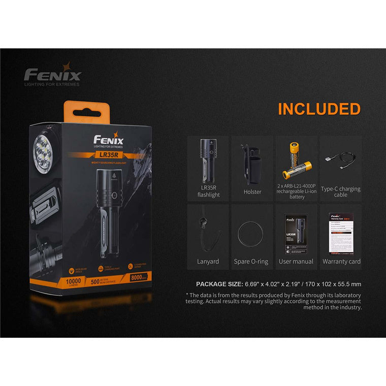 Fenix Search & Rescue LR35R Rechargable LED Torch