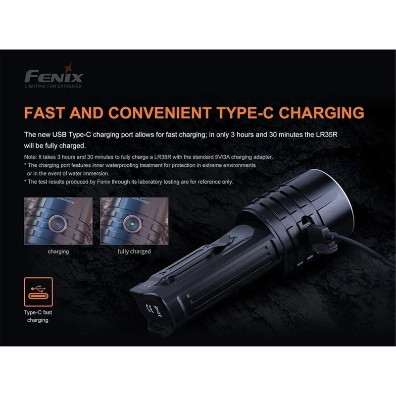 Fenix Search & Rescue LR35R Rechargable LED Torch