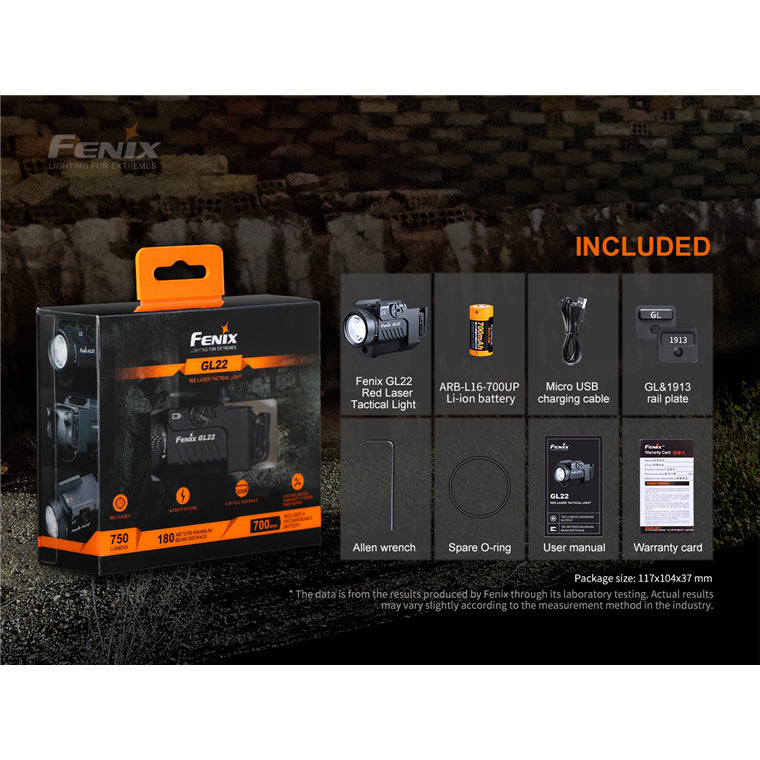 Fenix Gun Light & Tactical GL22 Multi-Purpose Tactical Flashlight